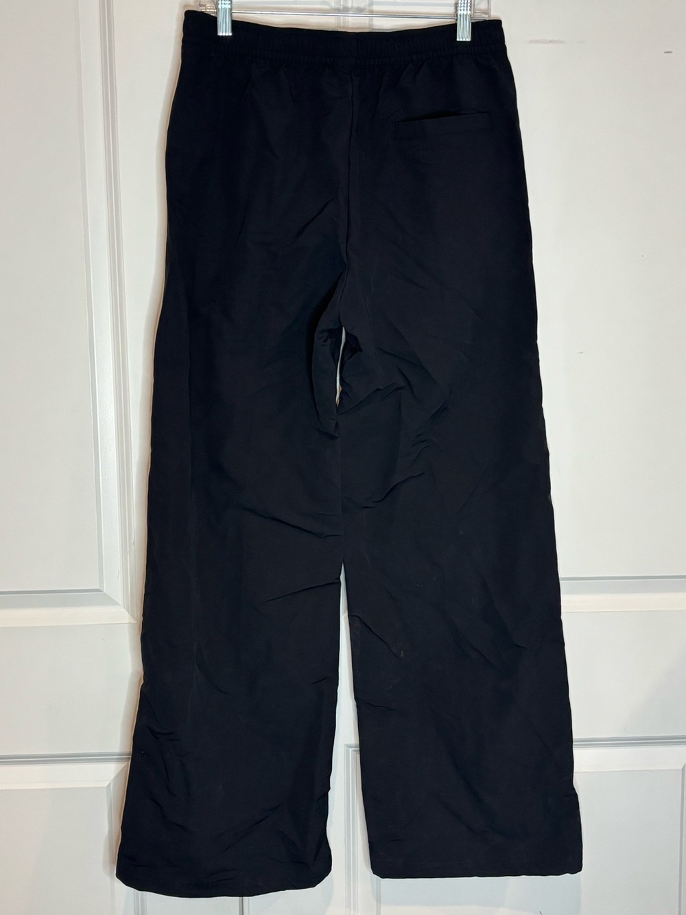 NWT Nike Sportswear Everything Wovens Mid Rise Open Hem Pants Black M FQ3588 - Picture 6 of 11
